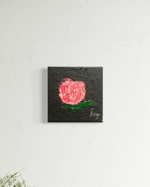 Bloom No. 001 on a wall