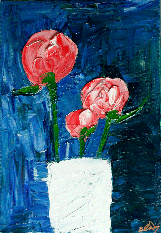 Peonies In Vase nene
